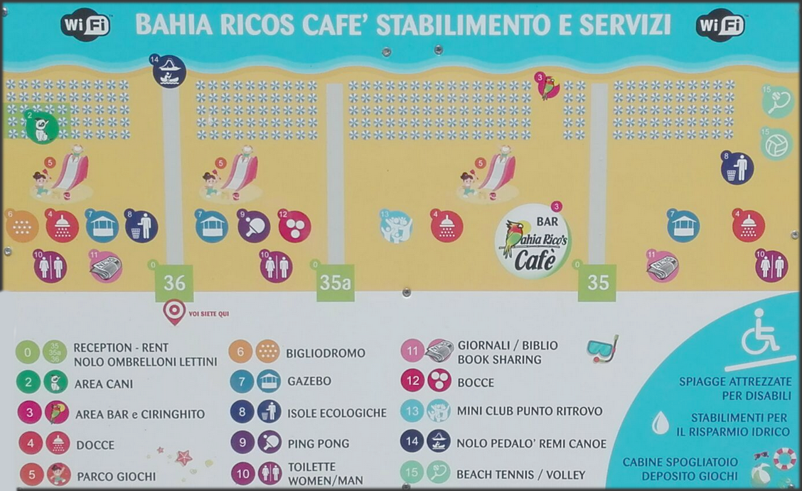 servizi bahia rico's cafe'